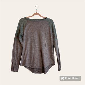 Jersey long sleeve sweater